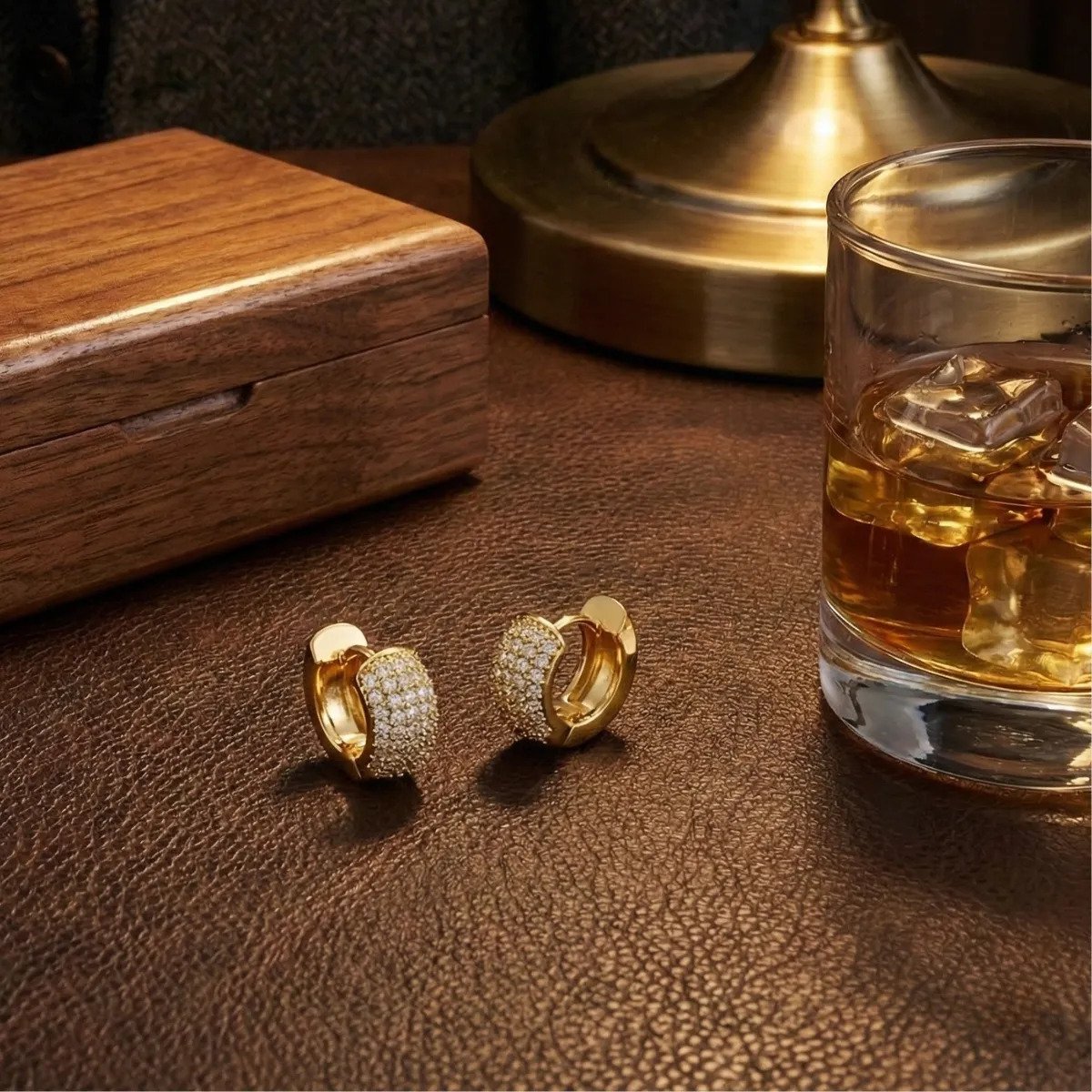 Brinco Argola Banhadas Ouro 18k Ou Prata 925 Micro Zircônias Dourado
