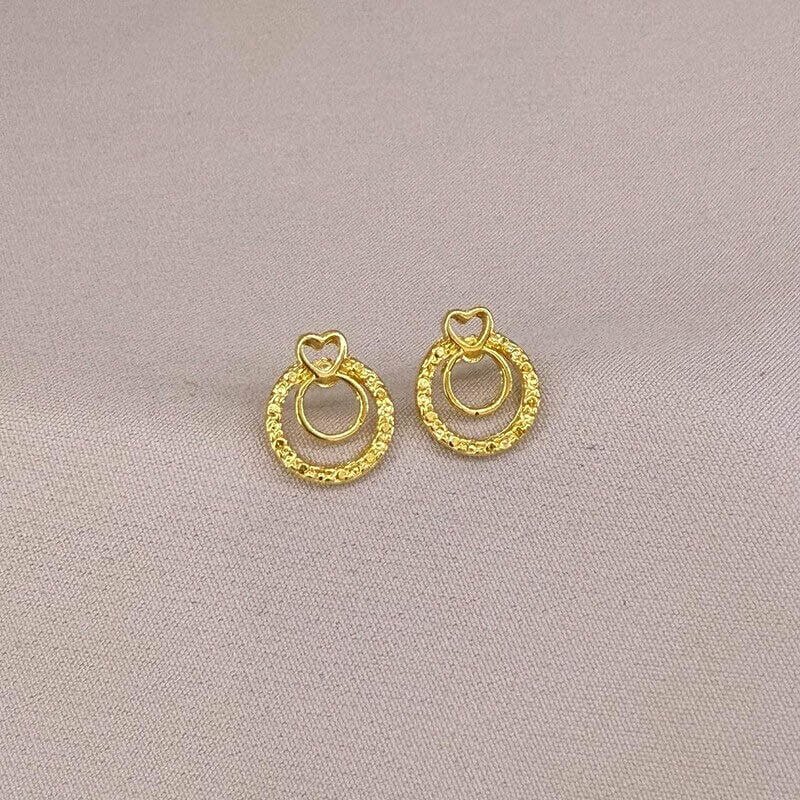 Brincos Médios em Semijoia - BMD-17